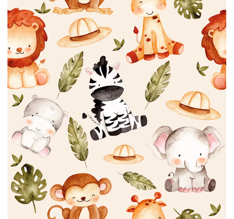 Stores enfants Safari beige - TenStickers
