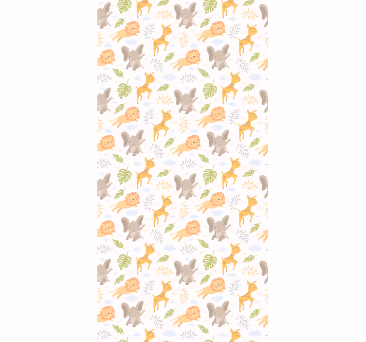 Store enrouleur chambre enfant motifs animaux bébés - TenStickers