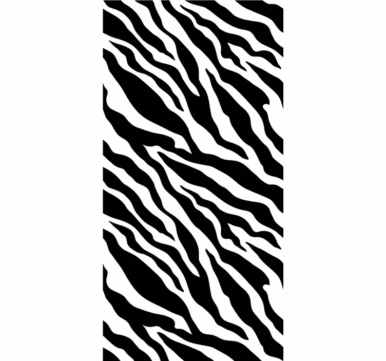 Store enrouleur animaux motif à rayures zébrées - TenStickers