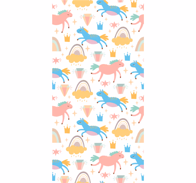 Store enrouleur animaux charmante licorne fantastique - TenStickers