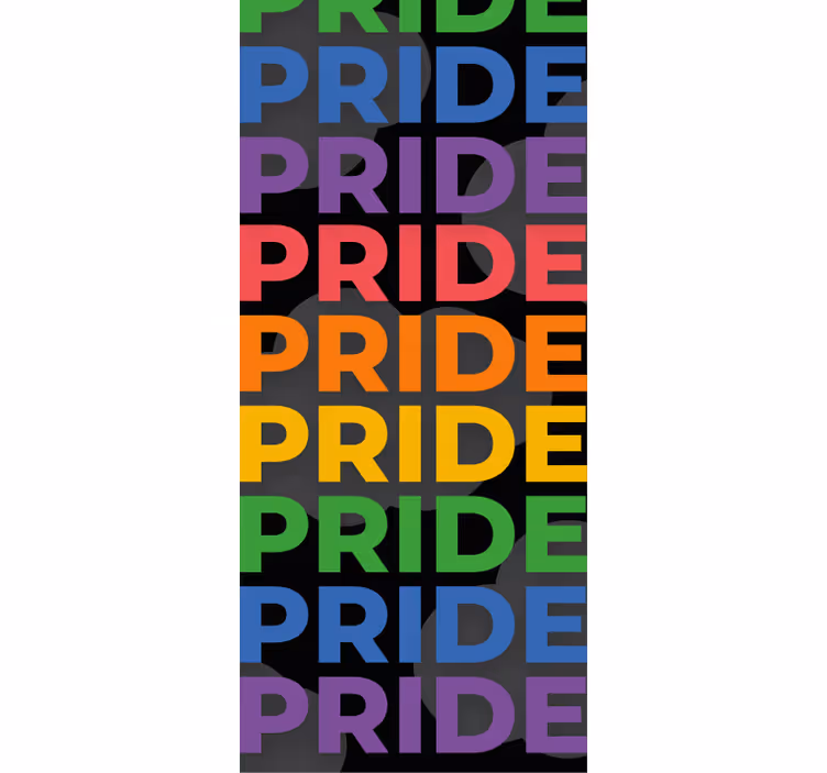 Store enrouleur phrases lettres de fierté audacieuses - TenStickers