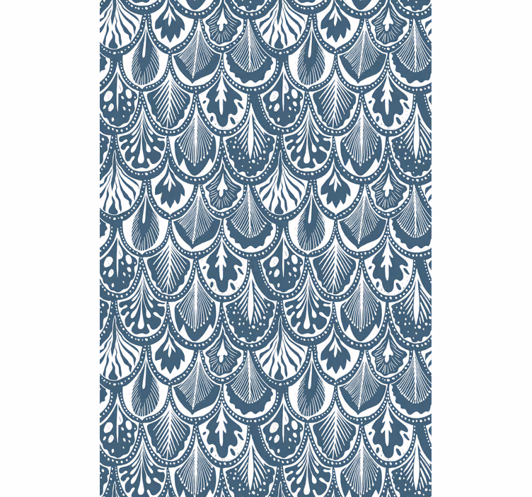 Stores enrouleurs fleurs et plantes motif de feuilles - TenStickers