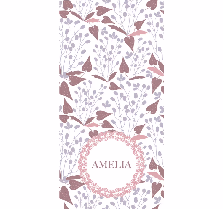Stores enrouleurs fleurs et plantes motif personnalisé - TenStickers