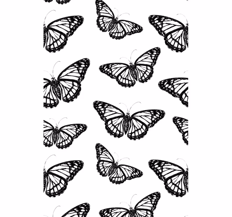 Store enrouleur papillon ailes de monarque frappantes - TenStickers