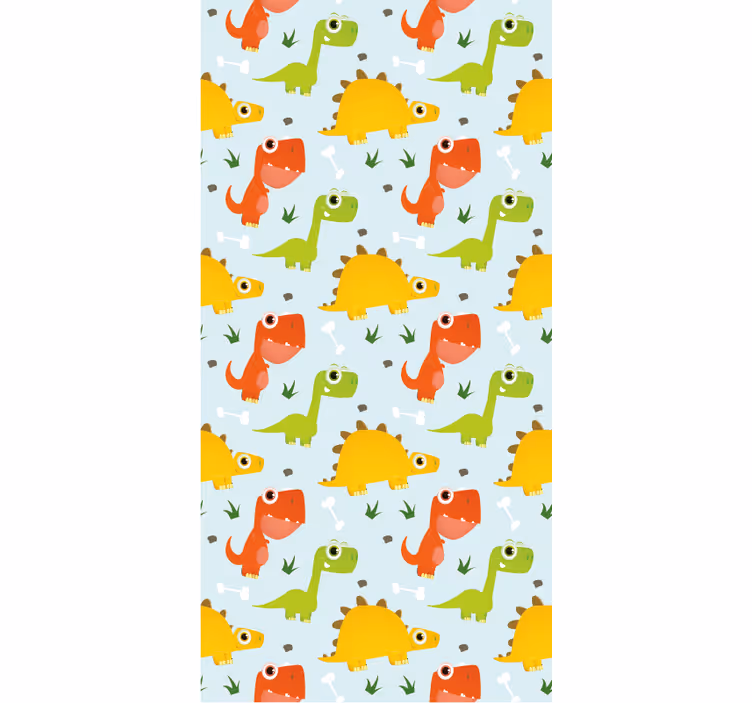 Store enrouleur dinosaures dessins animés mignons - TenStickers