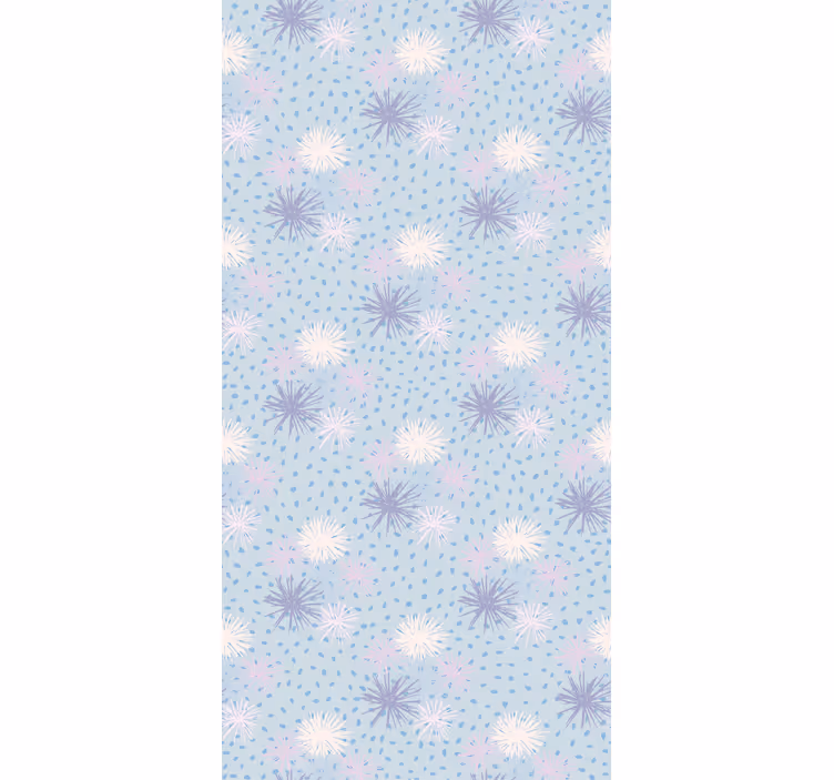 Stores enrouleurs fleurs et plantes motif éclat floral - TenStickers