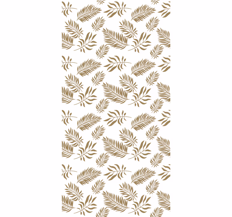 Stores enrouleurs fleurs et plantes motif feuilles élégantes - TenStickers