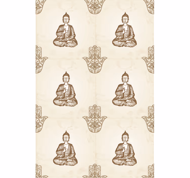 Store enrouleur motif zen modèles de symboles de bouddha - TenStickers