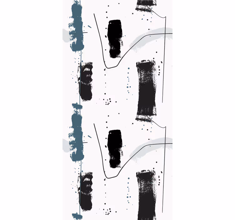Store enrouleur moderne design de coups de pinceau - TenStickers