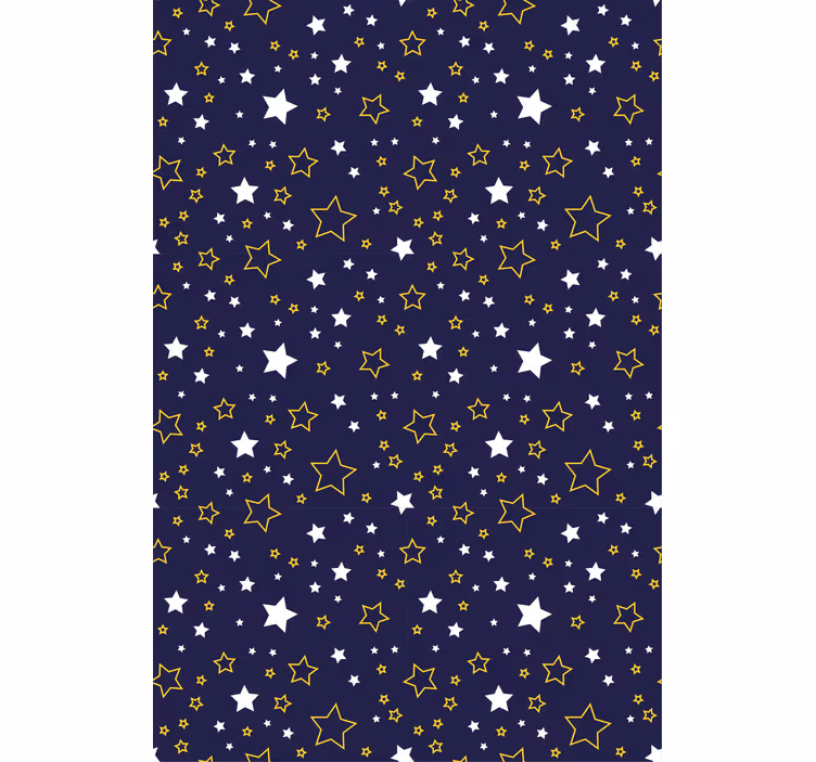 Store enrouleur pour chambre enfant motif de nuit étoilée - TenStickers