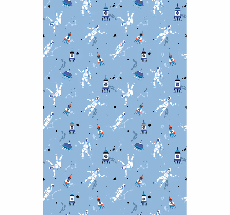 Store enrouleur gamer astronautes et fusées - TenStickers