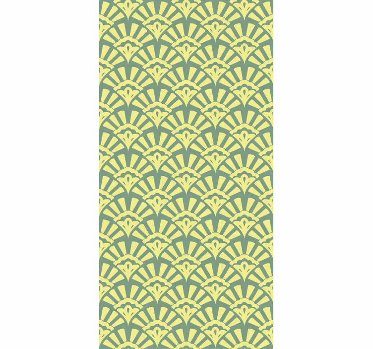 Store vintage des années 70 de couleur citron - TenStickers