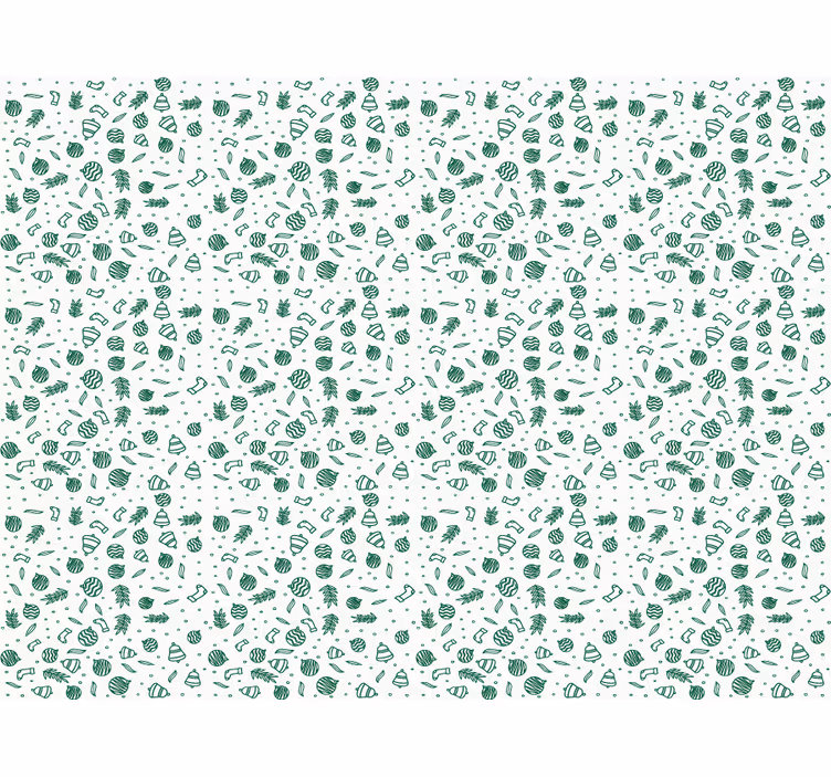 Store enrouleur original motif vert de noël - TenStickers