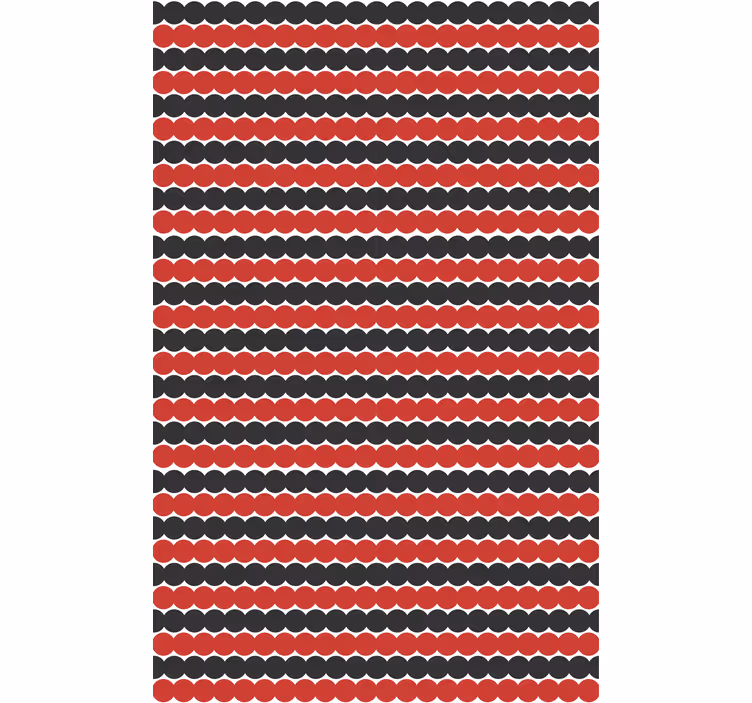 Store enrouleur textures et motifs formes rouges et noires - TenStickers