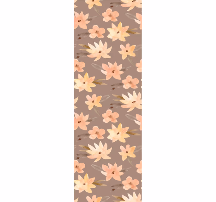 Stores enrouleurs fleurs et plantes motif floral doux - TenStickers