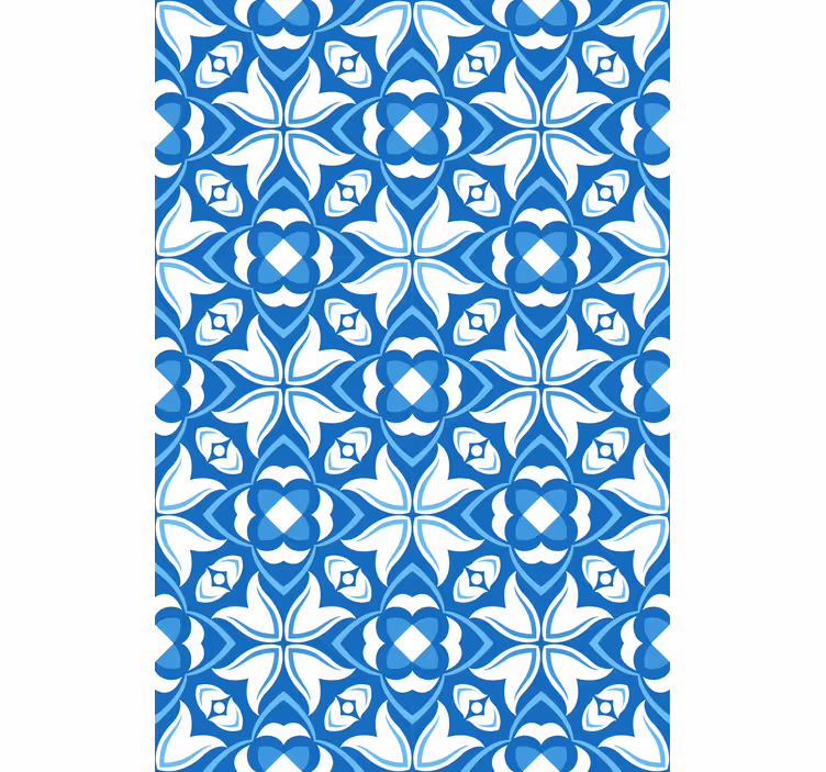Store enrouleur textures et motifs motif bleu complexe - TenStickers