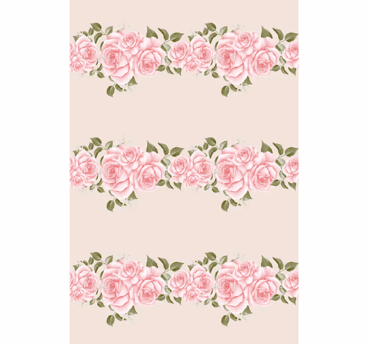 Stores enrouleurs fleurs et plantes belles roses roses - TenStickers