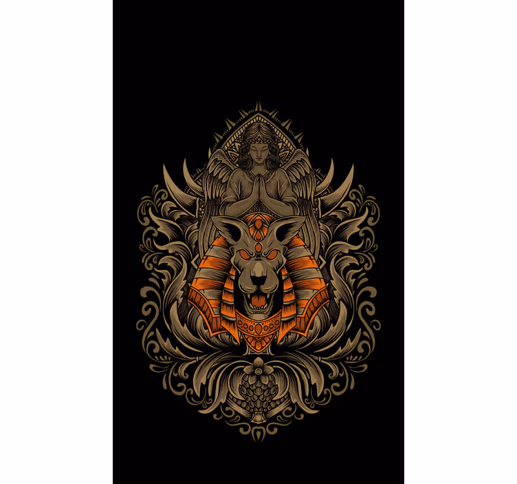 Store enrouleur original - Tête de lion - TenStickers