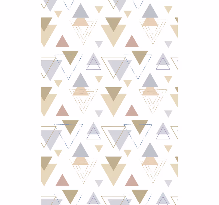 Store enrouleur moderne thème du triangle géométrique - TenStickers