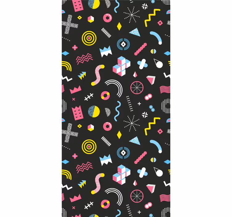 Store enrouleur original motif pop géométrique - TenStickers