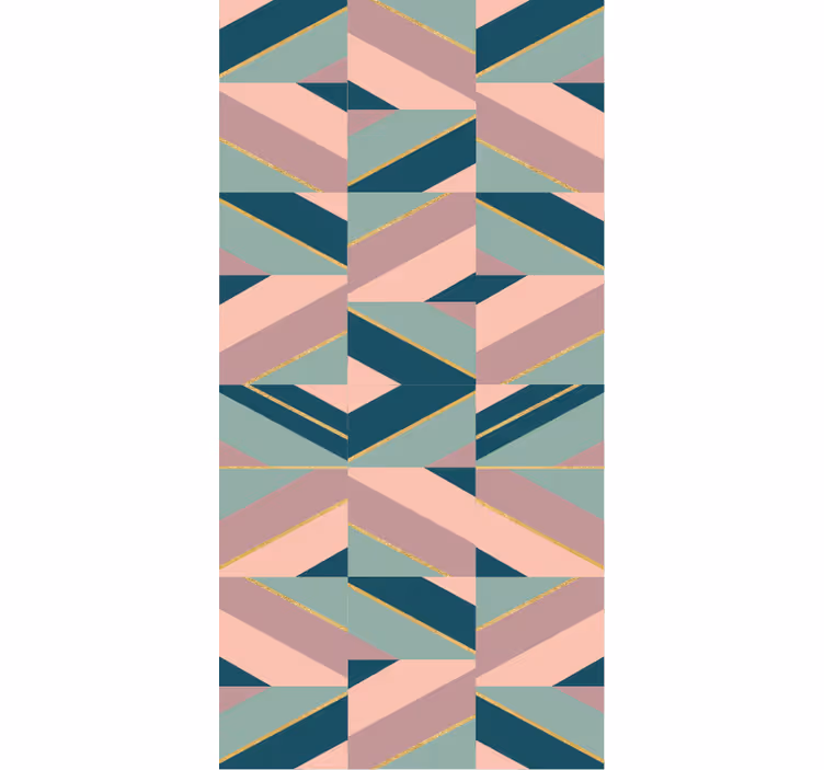 Store enrouleur moderne motif géométrique abstrait - TenStickers