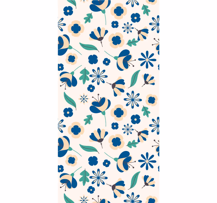 Stores enrouleurs fleurs et plantes motif floral botanique - TenStickers