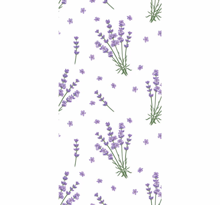Stores enrouleurs fleurs et plantes motif lavande - TenStickers