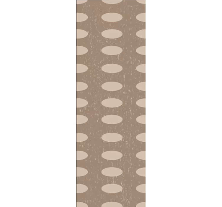 Store enrouleur textures et motifs ovales éloquents - TenStickers