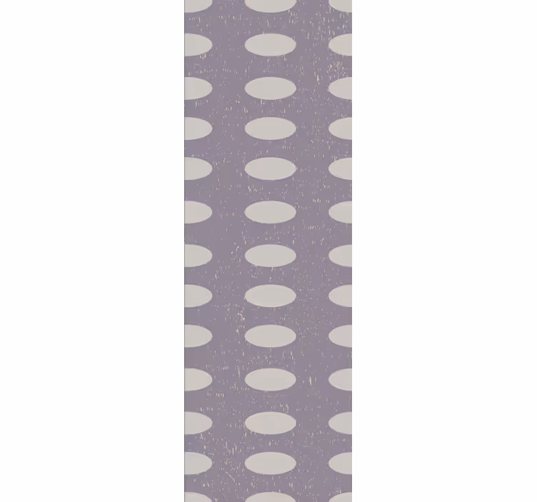Store enrouleur textures et motifs motifs ovales doux - TenStickers