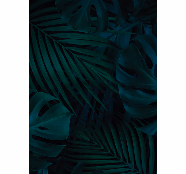 Store enrouleur fleurs et plantes feuillages forestiers - TenStickers