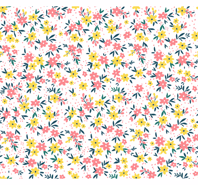 Stores enrouleurs fleurs et plantes motif floral - TenStickers