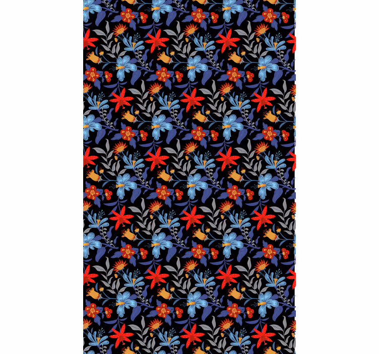 Stores enrouleurs fleurs et plantes motif multicolore - TenStickers