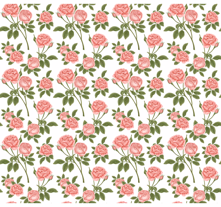 Stores enrouleurs fleurs et plantes beau motif de roses - TenStickers