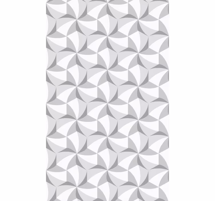 Store enrouleur moderne thème géométrique gris - TenStickers