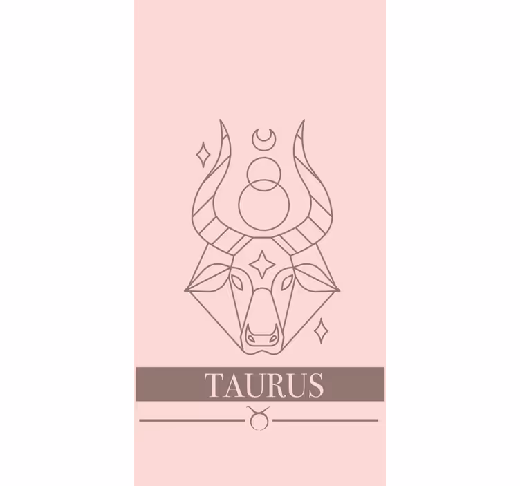 Store enrouleur autres design de carte zodiacale taureau - TenStickers