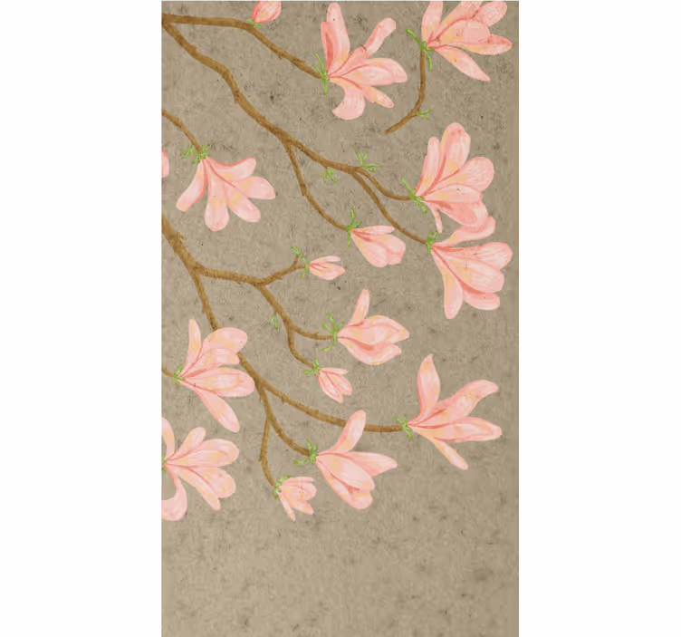 Stores enrouleurs fleurs et plantes fleurs roses douces - TenStickers