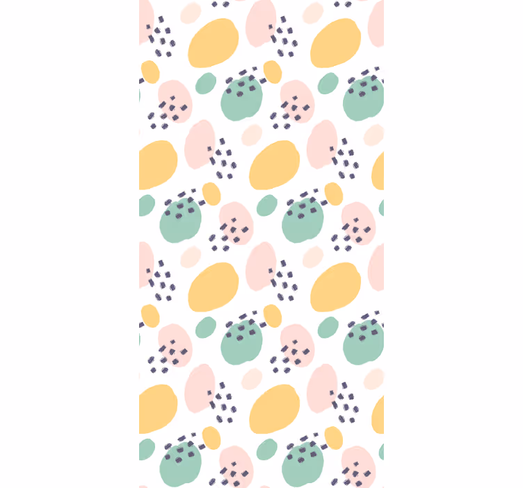 Store enrouleur pour chambre ado formes abstraites pastel - TenStickers