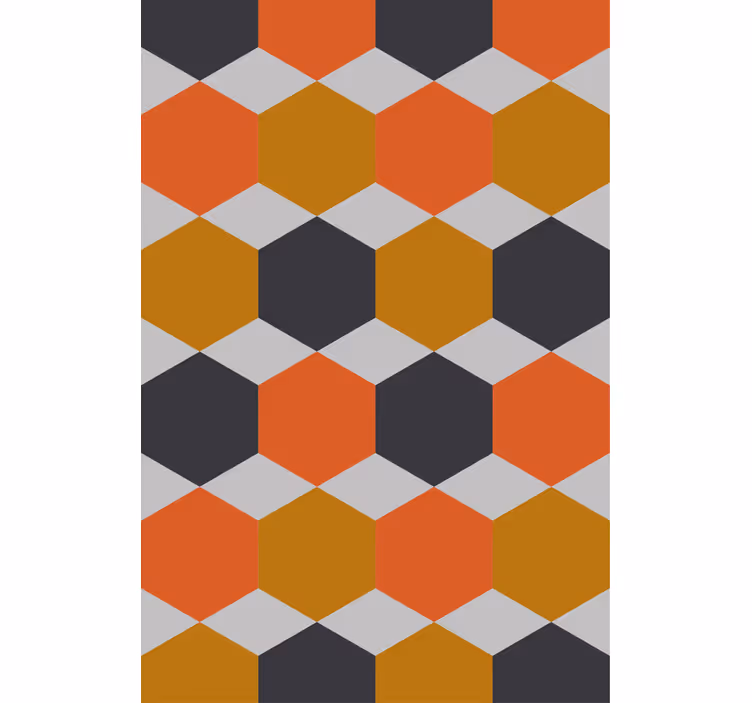 Store enrouleur moderne motif hexagonal - TenStickers