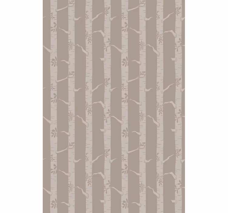 Store enrouleur arbre motif brun bouleau - TenStickers