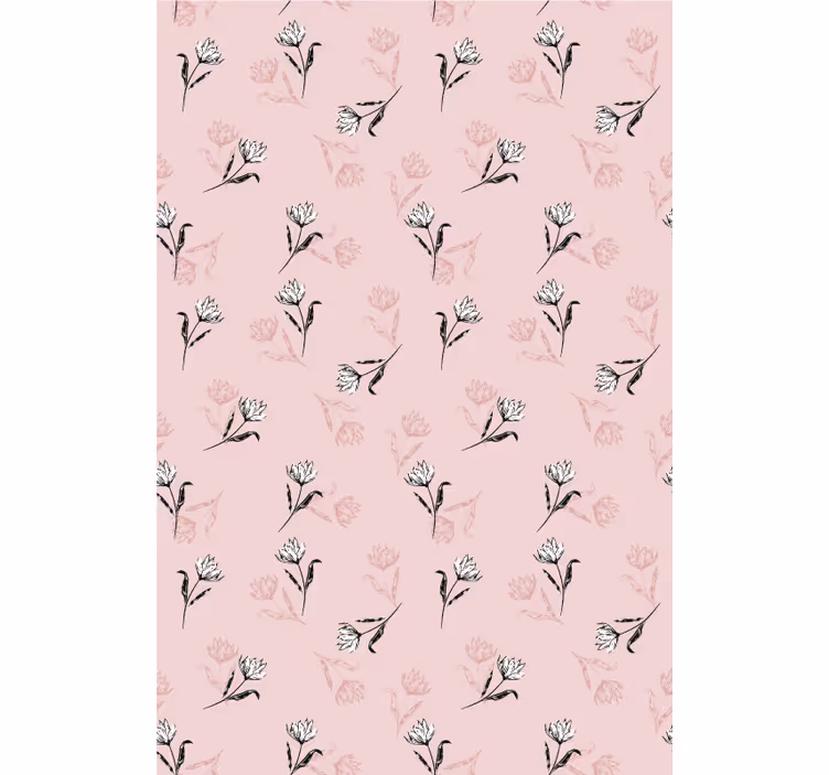 Stores enrouleurs fleurs et plantes motif doux floral - TenStickers