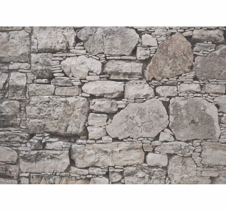 Store enrouleur textures et motifs effet mur de pierre - TenStickers