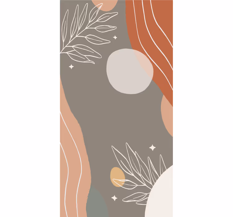 Store enrouleur couple arrangement de formes abstraites - TenStickers