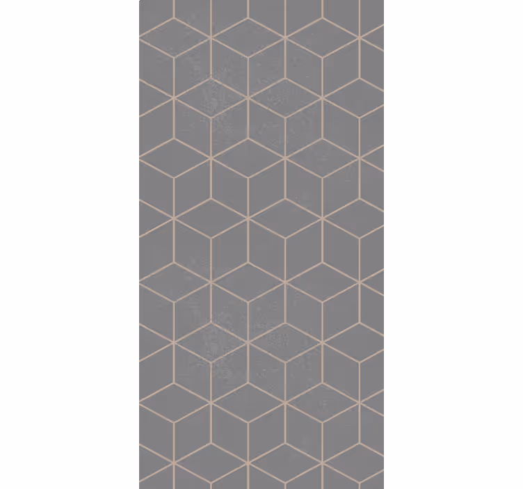 Store enrouleur moderne motif géométrique gris - TenStickers