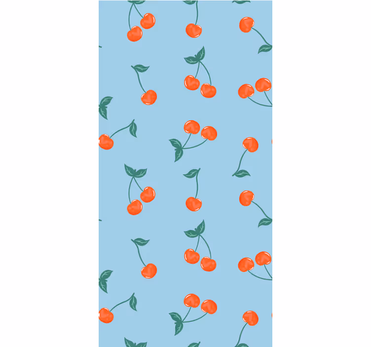 Store enrouleur fruits et légumes motif de brins de cerisier - TenStickers