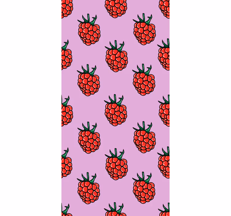 Store enrouleur fruits et légumes motif framboise - TenStickers