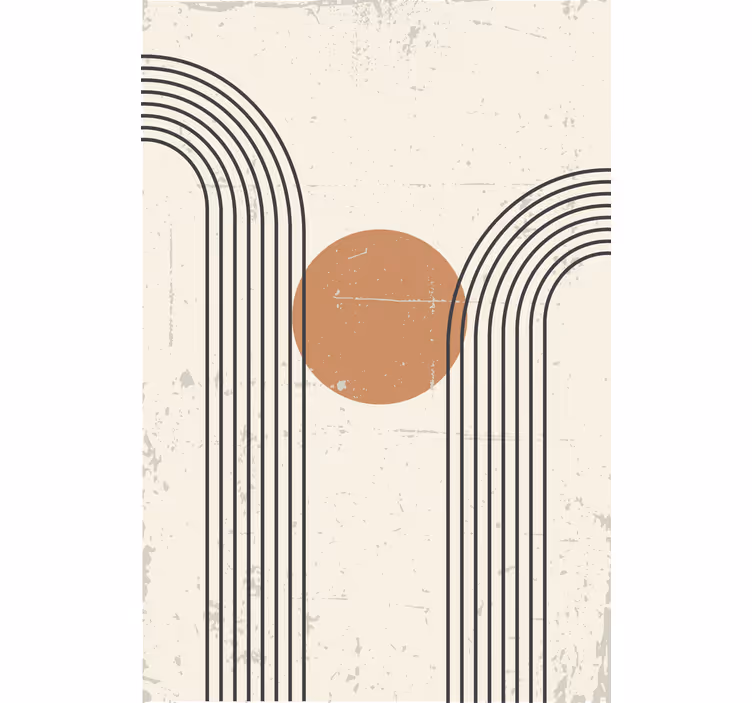 Store enrouleur salon design minimaliste arches - TenStickers
