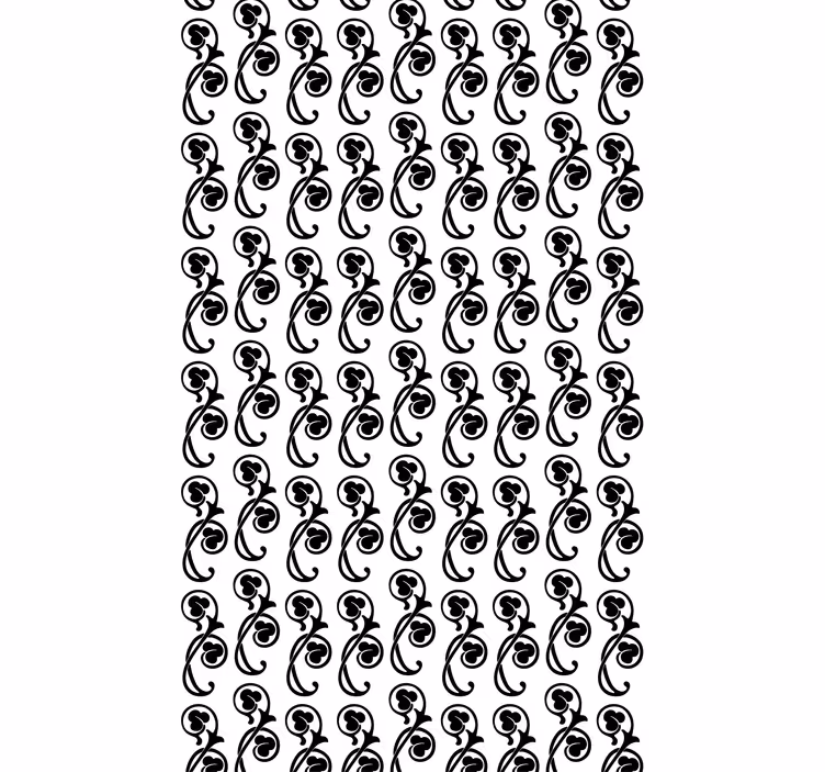 Stores enrouleurs motif de feuilles gothiques - TenStickers