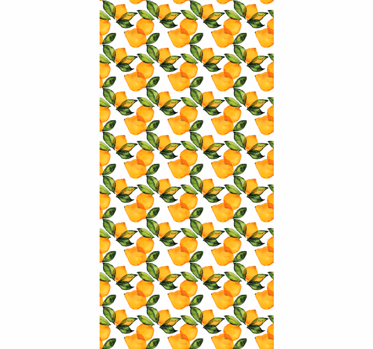 Store enrouleur cuisine citrons style méditerranéen - TenStickers