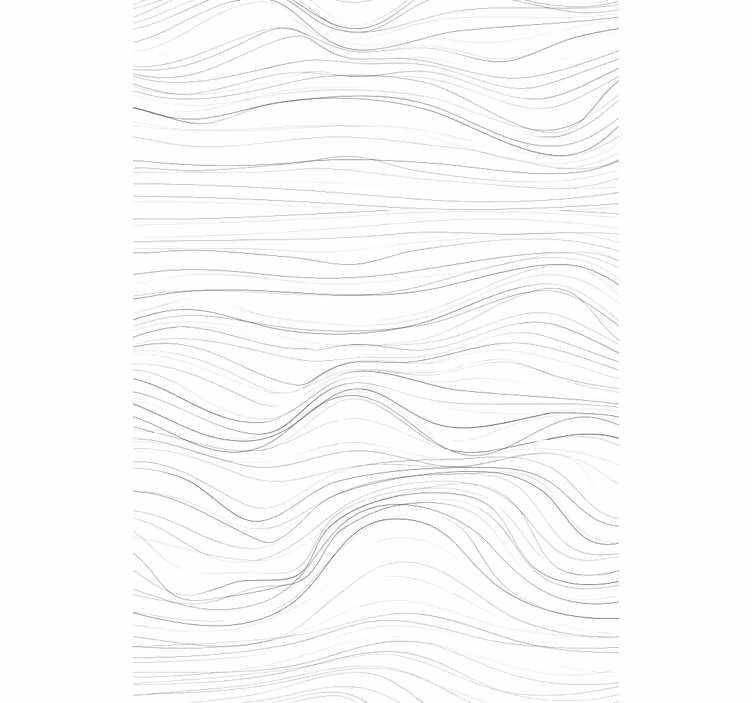 Store enrouleur ondes élégantes - TenStickers