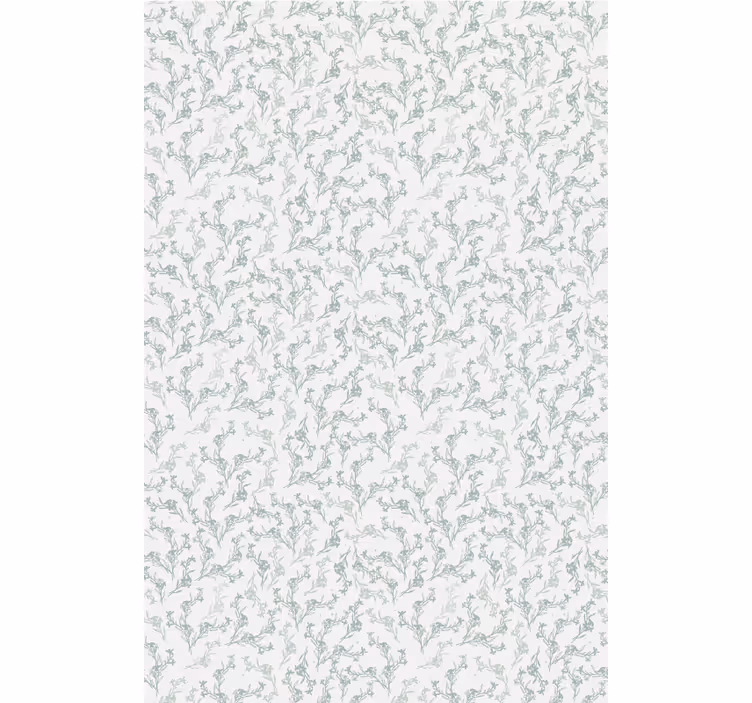 Store enrouleur floral vert d'eau chic - TenStickers